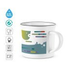 SELDEN. Ceramic mug for sublimation 280 mL