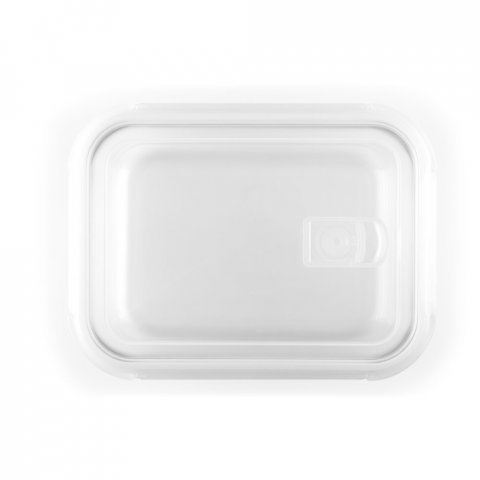 QUORIN. Lunch Box. Hermetic box in borosilicate glass 1 L - White