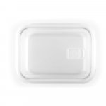 QUORIN. Lunch Box. Hermetic box in borosilicate glass 1 L - White
