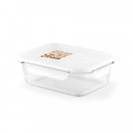 QUORIN. Lunch Box. Hermetic box in borosilicate glass 1 L - White