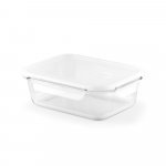 QUORIN. Lunch Box. Hermetic box in borosilicate glass 1 L - White