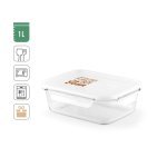 QUORIN. Lunch Box. Hermetyczne pudełko ze szkła borokrzemowego 1 L