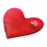 LOVELY. Heart shaped heated pouch in PVC - Red