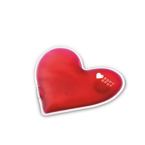 LOVELY. Grejana kesica u obliku srca od PVC-a