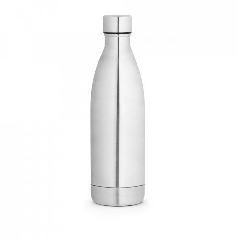 RE-BUFFON XL. Sticlă din oțel inoxidabil cu perete dublu (90% reciclat) 1L - Argintiu satinat
