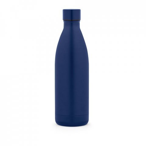 RE-BUFFON XL. Sticlă din oțel inoxidabil cu perete dublu (90% reciclat) 1L - Albastru marin