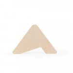 PLYCORK. Stativ i plywood med 6 korkunderl&auml;gg - Naturf&auml;rg