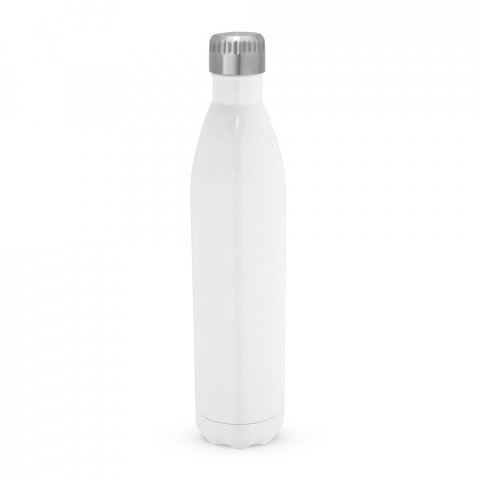 AMORTI XL. Botella deportiva de acero inoxidable sublimado 1L - Blanco