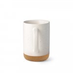 CONSTELLATION CORK. Tazza in ceramica con base in sughero 320 ml - Bianco pastello