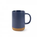 CONSTELLATION CORK. Tazza in ceramica con base in sughero 320 ml - Blu scuro