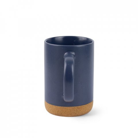 CONSTELLATION CORK. Tazza in ceramica con base in sughero 320 ml - Blu scuro