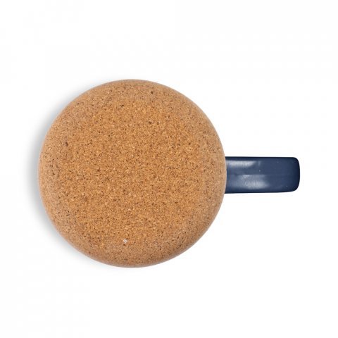 CONSTELLATION CORK. Tazza in ceramica con base in sughero 320 ml - Blu scuro