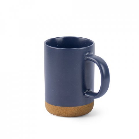 CONSTELLATION CORK. Tazza in ceramica con base in sughero 320 ml - Blu scuro