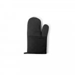 LAWSON. 100% cotton oven mitt with silicone on one side - Black