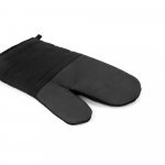 LAWSON. 100% cotton oven mitt with silicone on one side - Black