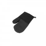 LAWSON. 100% cotton oven mitt with silicone on one side - Black