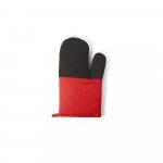LAWSON. 100% cotton oven mitt with silicone on one side - Red