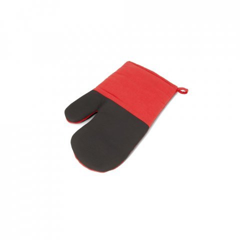 LAWSON. 100% cotton oven mitt with silicone on one side - Red