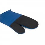 LAWSON. 100% cotton oven mitt with silicone on one side - Royal blue