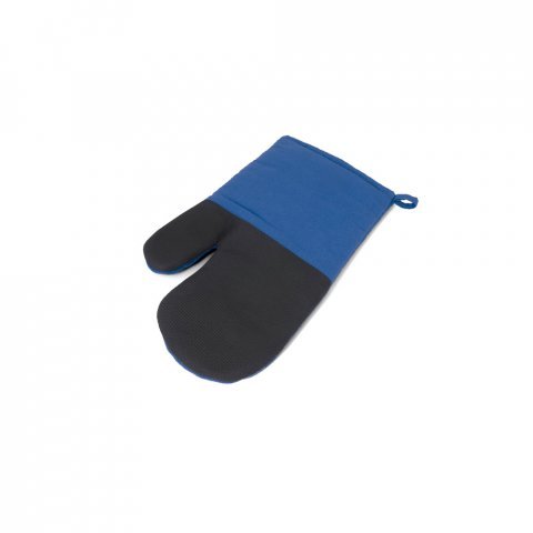 LAWSON. 100% cotton oven mitt with silicone on one side - Royal blue