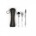 WILEY. Besteckset aus Edelstahl, 3-teilig - Satinsilber