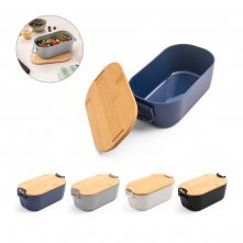 MAHLEB. Luchtdichte PP-doos met bamboedeksel
