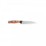 BAHARAT. Set of 3 kitchen knives with stainless steel blades and ergonomic handles - Natural