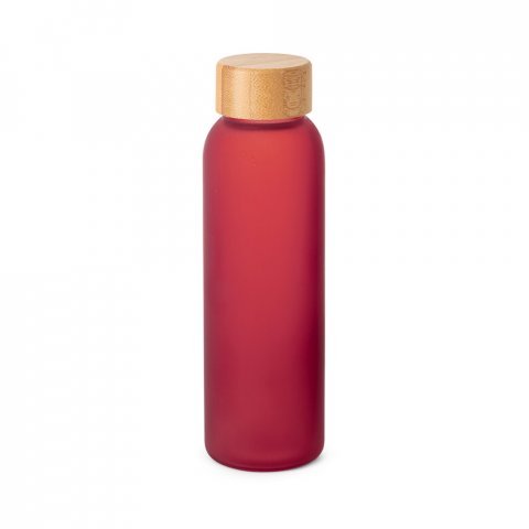 LILLARD GLASS. Boca od matiranog stakla, 520 mL - Crvena
