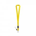 ANQUETIL. Poliesterska traka sa metalnim karabinerom - Žuta