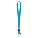 ANQUETIL. Poliesterska traka sa metalnim karabinerom - Svetlo plava