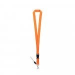 ANQUETIL. Poliesterska traka sa metalnim karabinerom - Narandžasta