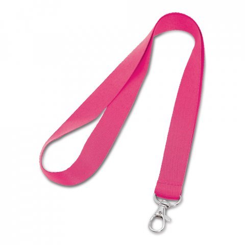 LARIAT. Lanyard din poliester - Roz