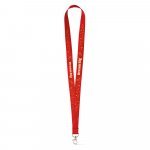 LARIAT. Lanyard din poliester - Roșu
