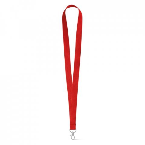 LARIAT. Lanyard din poliester - Roșu