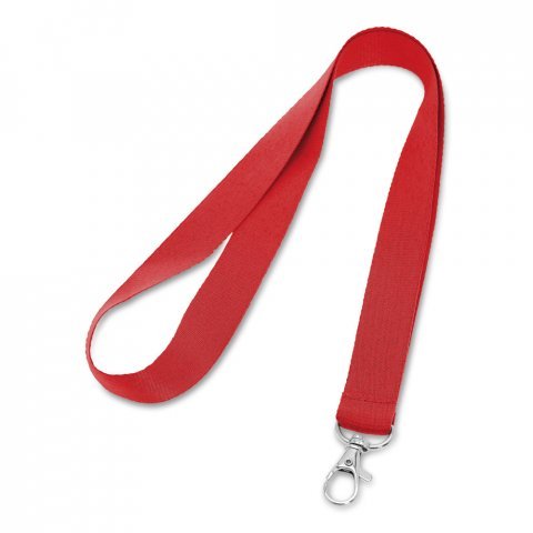 LARIAT. Lanyard din poliester - Roșu