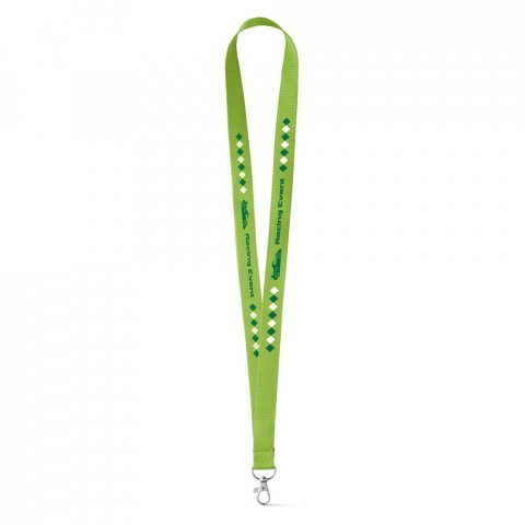 LARIAT. Lanyard din poliester - Verde deschis