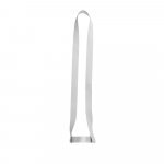 BRADFORD. КОМПЛЕТ СУБЛИМАЦИОНА ТРКАВИЦА Дуга II (20 мм) Дуо од рециклираног полиестера (100% rPET) са држачем за чаше за сублимациону траку - 301 - Bela