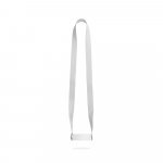 OXFORD. КОМПЛЕТ СУБЛИМАЦИОНИ КАШАЉАК Дугачак II (20 мм) Дуо од рециклираног полиестера (100% rPET) са еластичним држачем за чаше са сублимацијом - 301 - Bela