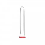 ROTHERHAM. КОМПЛЕТ СУБЛИМАЦИОНИ ТРЕНЧИК ЗА ПРИЧЕПЉАЊЕ Дугачак II (20 мм) Дуо од рециклираног полиестера (100% rPET) са силиконским држачима за чаше - 302 - Crvena