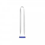 ROTHERHAM. КОМПЛЕТ СУБЛИМАЦИОНИ ТРЕНЧИК ЗА ПРИЧЕПЉАЊЕ Дугачак II (20 мм) Дуо од рециклираног полиестера (100% rPET) са силиконским држачима за чаше - 303 - Plava