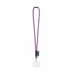 WATFORD. SET-kiinnitysk&ouml;ysi, pitk&auml; (&Oslash; 7 mm), 9 mm:n sulkurengas, &Oslash; 7 mm:n turvalukko ja 91 x 68 mm:n j&auml;ykk&auml; nimilapun/kortin pidike - Heksakromi pinkki/Syv&auml;nsininen