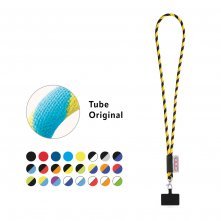 GOSPORT. SET Lanyard TUBE Long (&Oslash; 7 mm) com mosquet&atilde;o de gatilho 9 mm e suporte para telem&oacute;vel