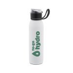 LEMIEUX. Botella deportiva de acero inoxidable (90 % reciclado) de 670 mL - Blanco