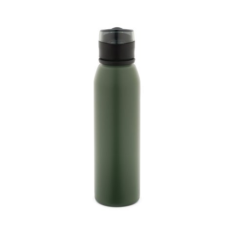 LEMIEUX. Botella deportiva de acero inoxidable (90 % reciclado) de 670 mL - Verde militar