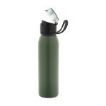 LEMIEUX. Botella deportiva de acero inoxidable (90 % reciclado) de 670 mL - Verde militar