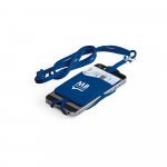 NICOLAUS. Card holder with smartphone holder - Royal blue
