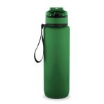 ERIKSSON. Botella fabricada en PET reciclado (100 % rPET), con frases motivadoras y marcas horarias para animarle a beber agua - Verde