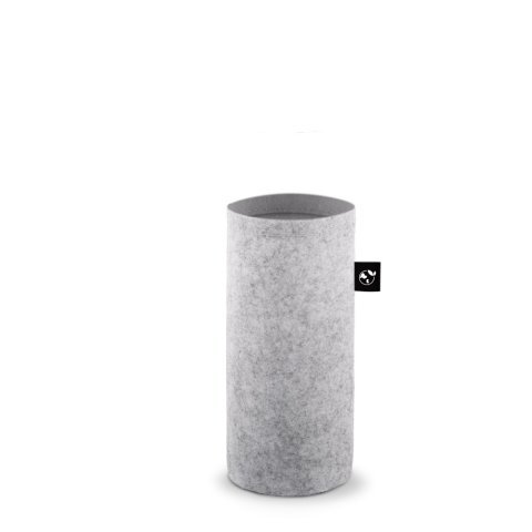 STOREY. Funda de fieltro reciclado (100% rPET), ideal para botellas - Gris claro