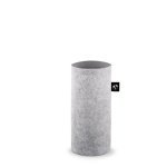 STOREY. Funda de fieltro reciclado (100% rPET), ideal para botellas - Gris claro