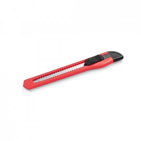 BALIC. Taglierino con meccanismo di bloccaggio - Rosso